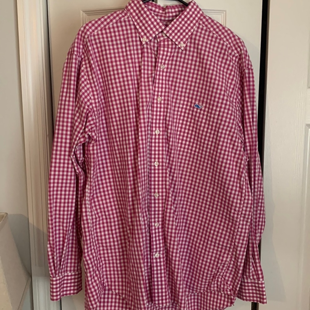 Vineyard Vines Button Down Tucker Shirt - Large